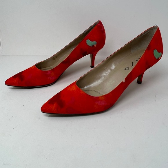 Unisa Blue Pink Heels Classic Pump Design - Picture 4 of 7